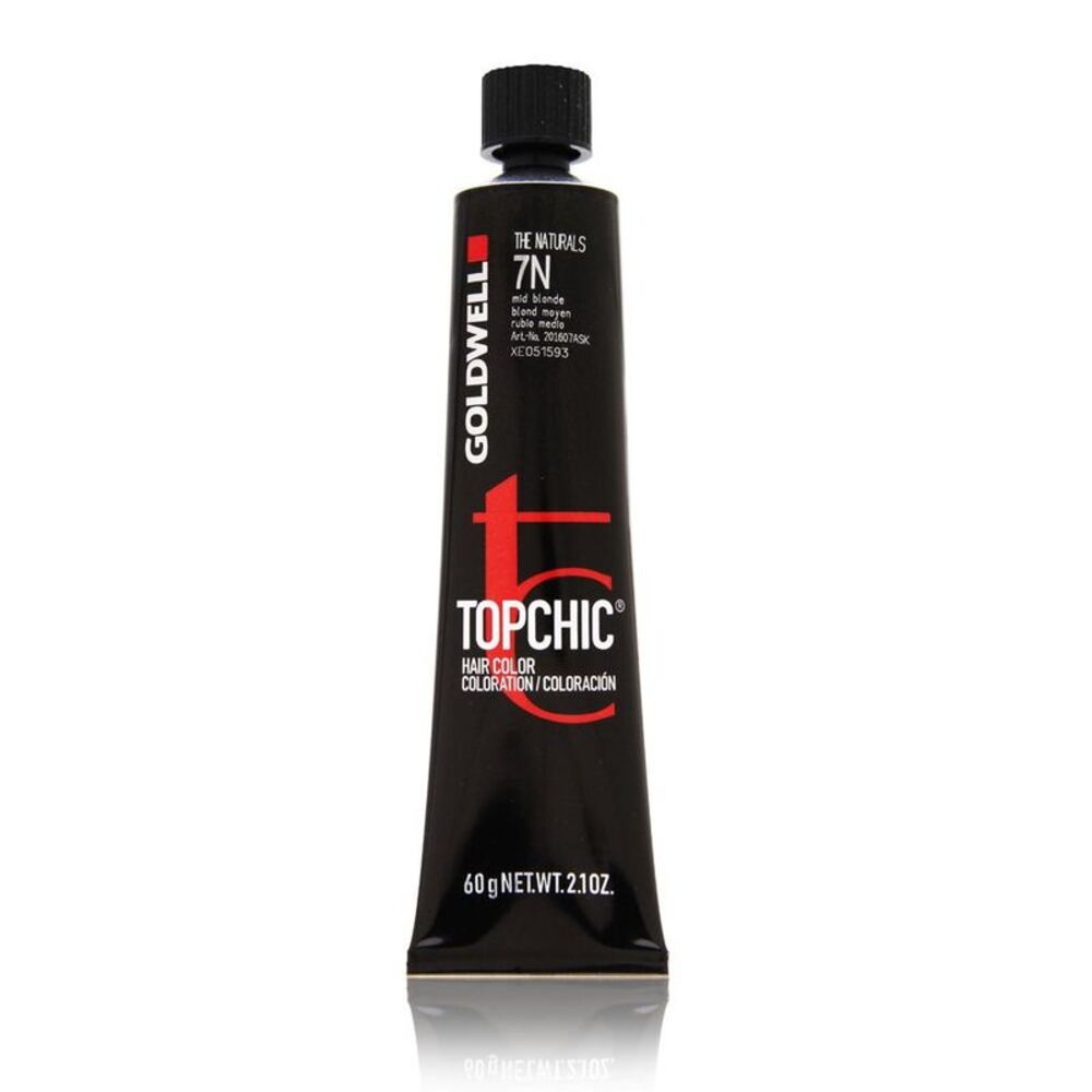 Goldwell Topchic Hair Color, 7n Mid Blonde 2.03 oz